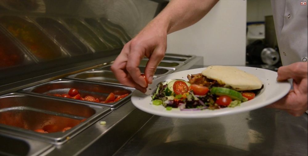 Portrush Adelphi Hotel Exterior photo A salad being prepared at a salad bar